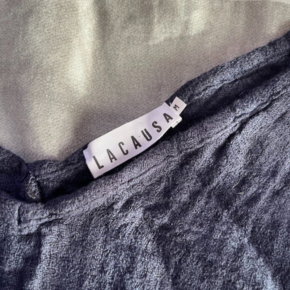 LACAUSA Navy Blue Tank Top - Picture 2 of 2